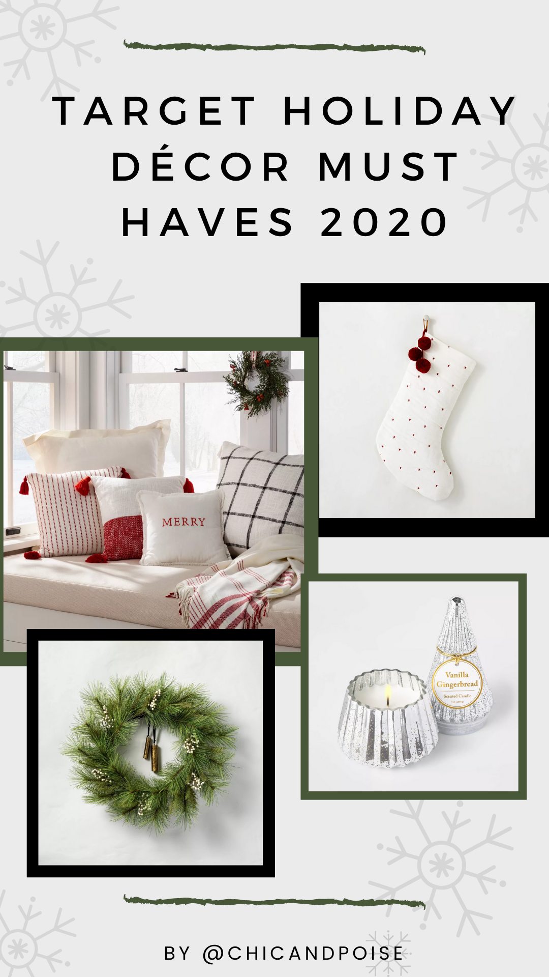 Target Holiday Décor Must Haves 2020 - Chic And Poise